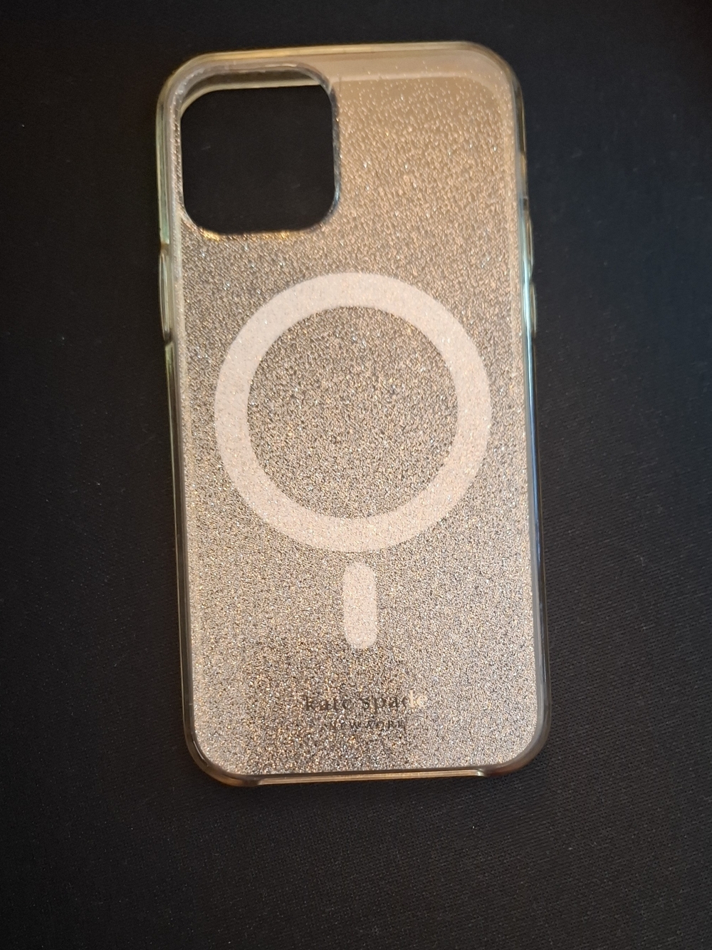 kate spade Gold Glitter MagSafe iPhone 12 / 12 Pro Case